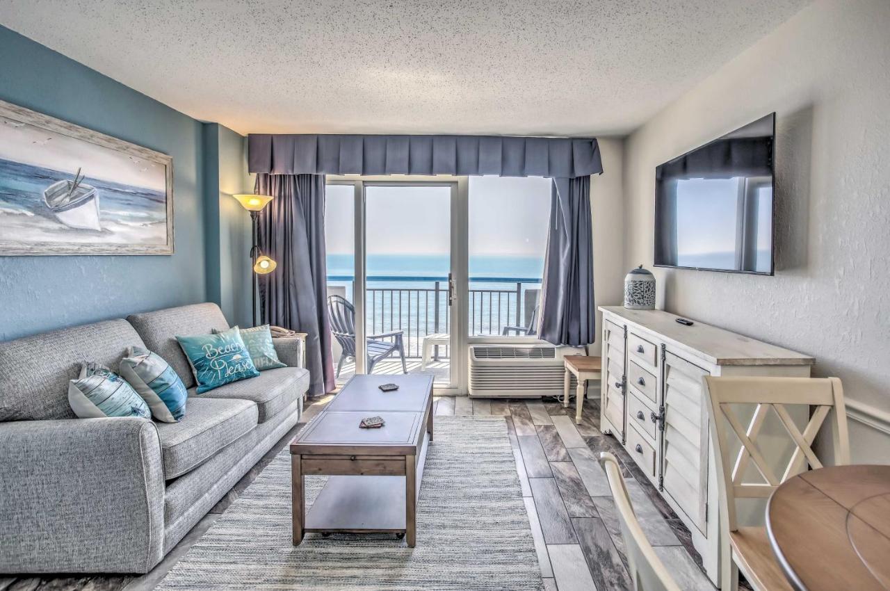 Airy Oceanfront Myrtle Beach Condo With Balcony Kültér fotó