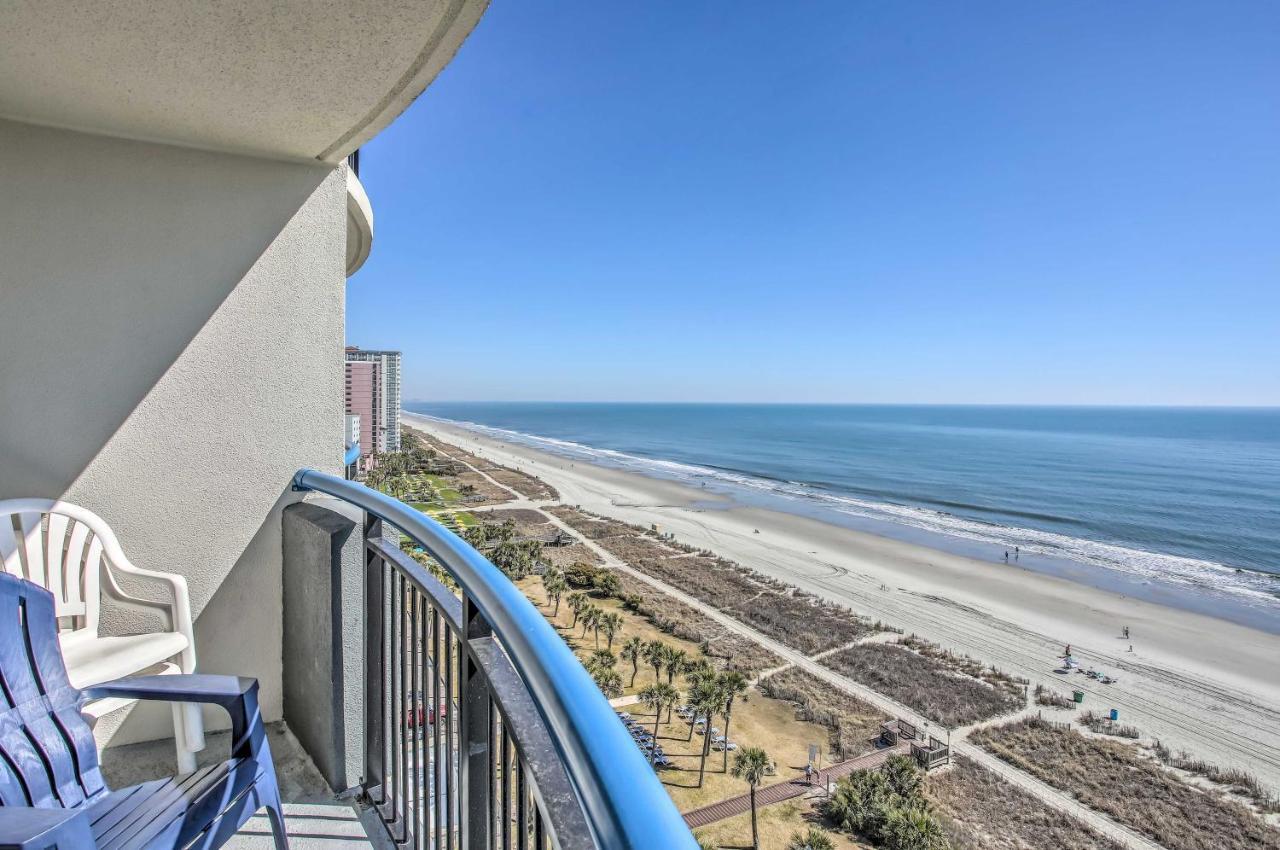 Airy Oceanfront Myrtle Beach Condo With Balcony Kültér fotó