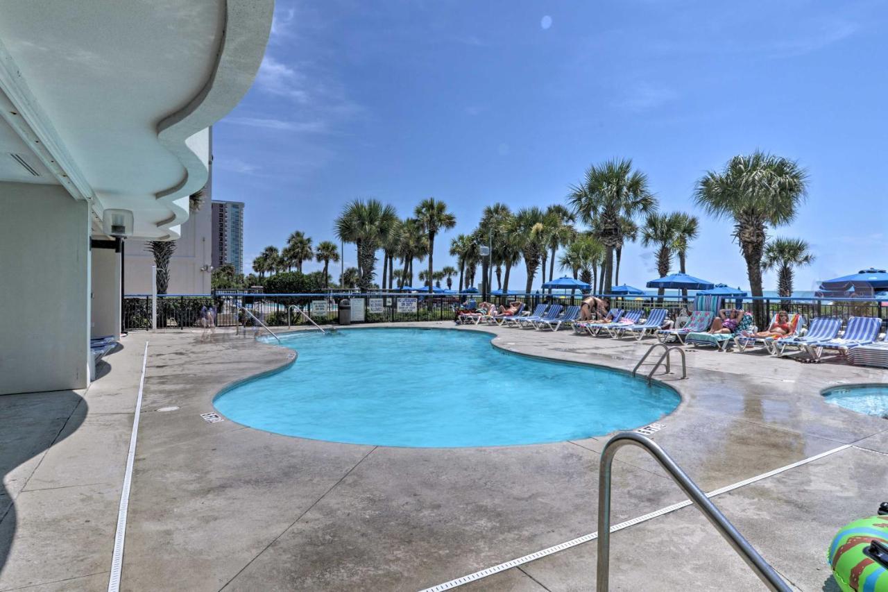 Airy Oceanfront Myrtle Beach Condo With Balcony Kültér fotó