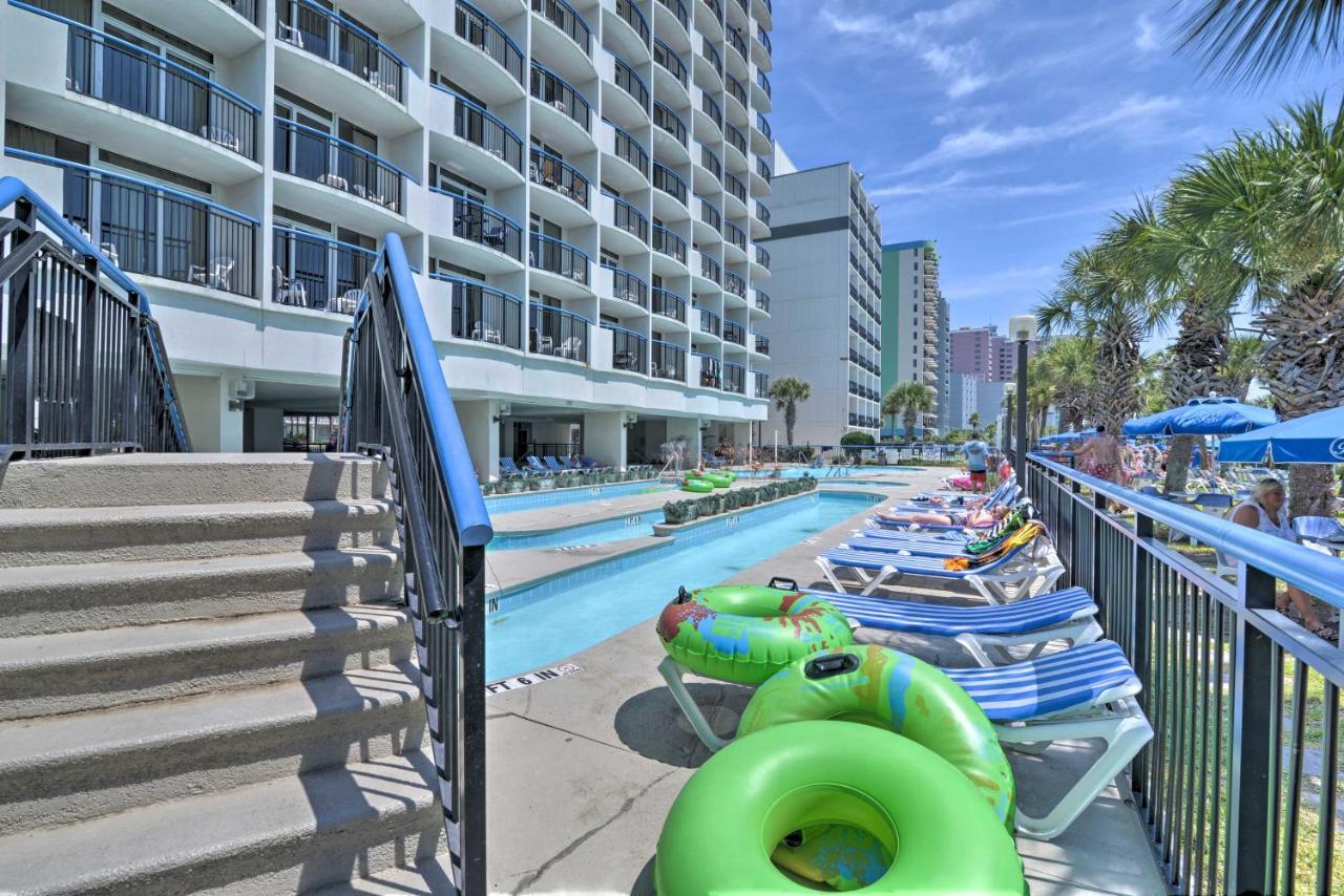 Airy Oceanfront Myrtle Beach Condo With Balcony Kültér fotó
